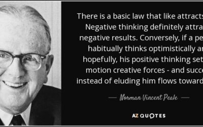 THE POWER OF NEGATIVE THINKING AND THE WAY OUT OF IT